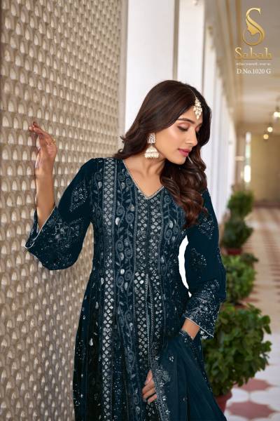 RUHANI BY SABAH DESIGNER GEORGETTE SALWAR SUIT WHOLESALER IN INDIA 